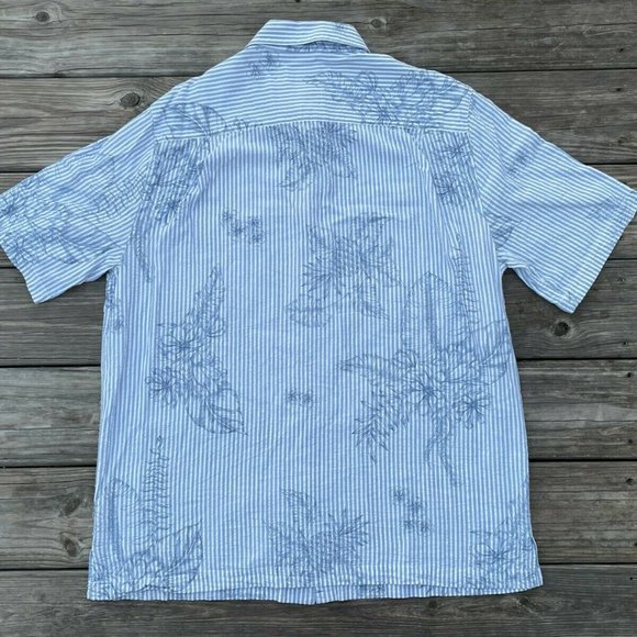 Havana Jacks Cafe Men Shirt Short Sleeve Hawaiian Casual Shirt Button Up Size L - Picture 4 of 8
